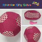 Balloon Ball Cover - Pink Flowers / Pink Dots