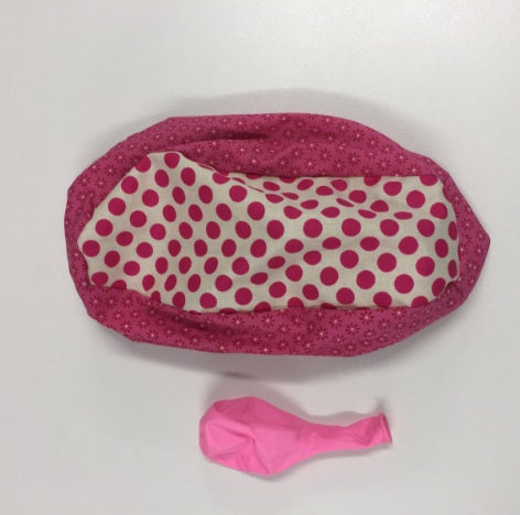 Balloon Ball Cover - Pink Flowers / Pink Dots