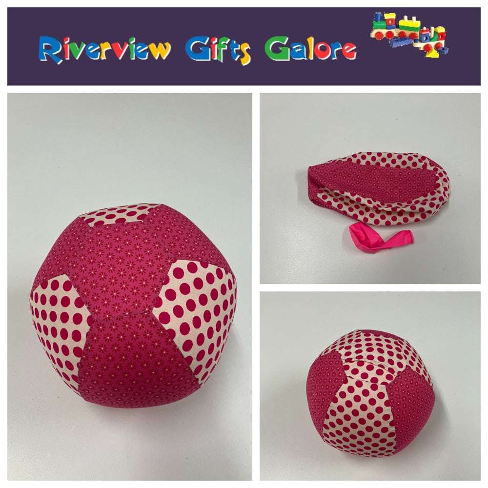 Balloon Ball Cover - Pink Flowers / Pink Dots