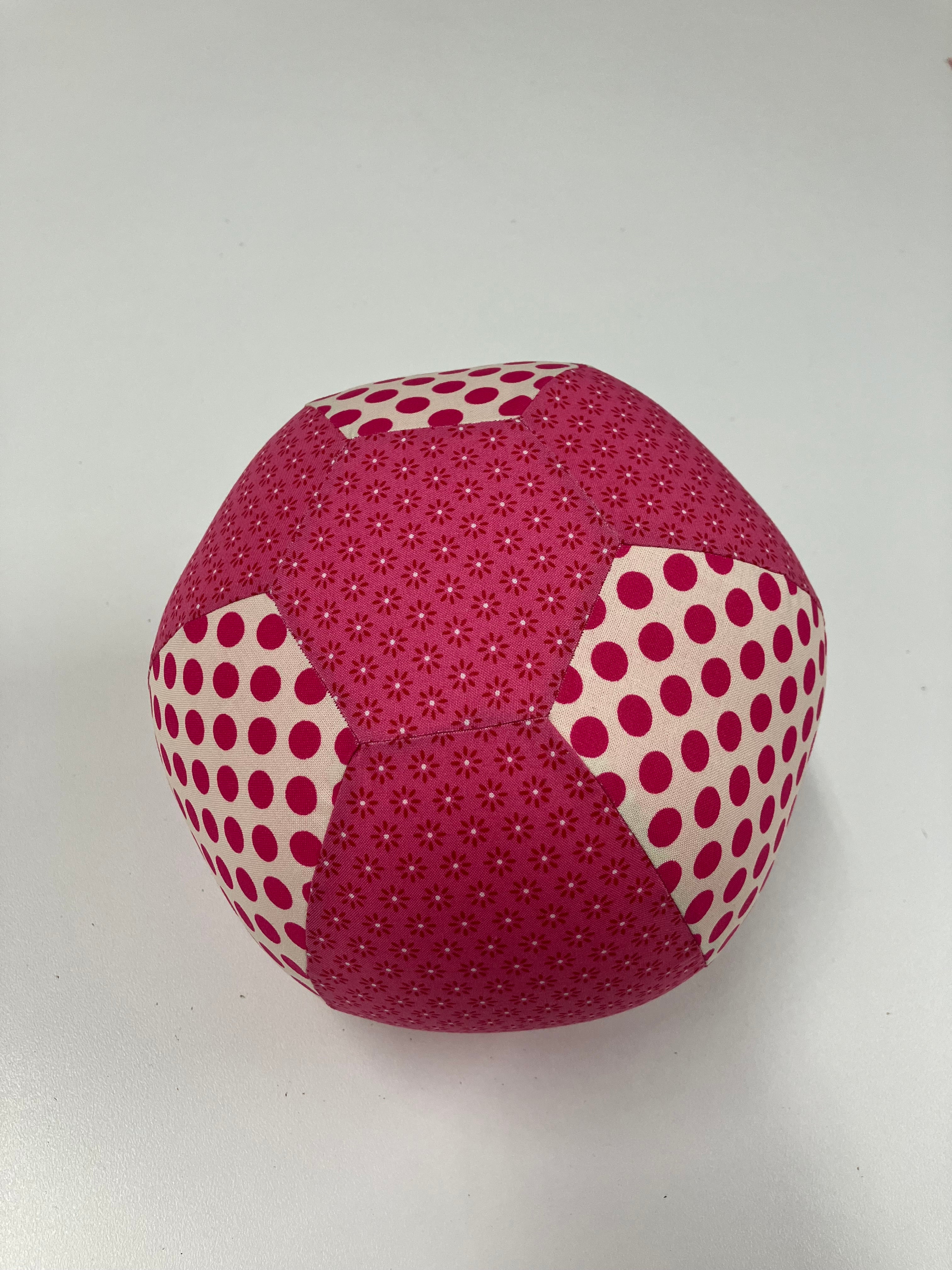 Balloon Ball Cover - Pink Flowers / Pink Dots