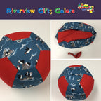 Balloon Ball Cover - Puffin on Blue