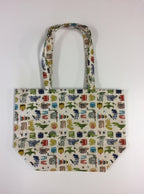 Large Tote Bag – Dinosaurs Cream