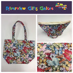 Large Tote Bag – Pastel Butterfly