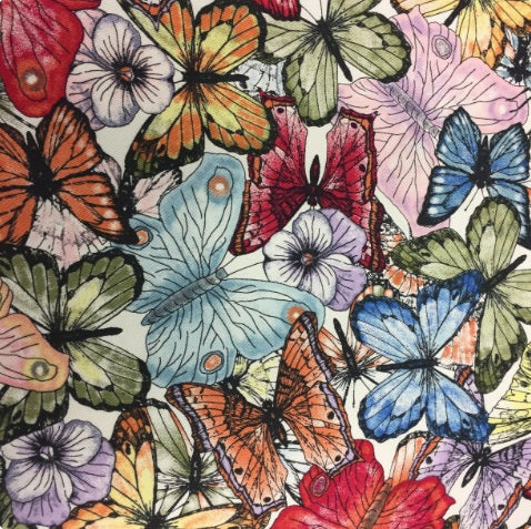 Large Tote Bag – Pastel Butterfly