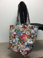 Large Tote Bag – Pastel Butterfly