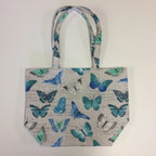 Large Tote Bag – Blue Butterfly