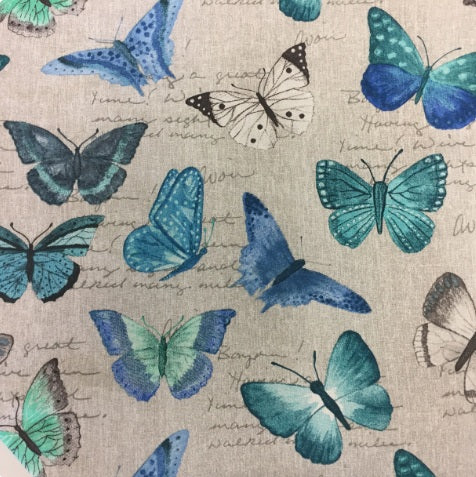 Large Tote Bag – Blue Butterfly