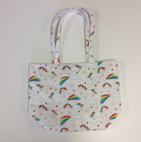 Large Tote Bag – Unicorns & Rainbows