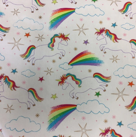 Large Tote Bag – Unicorns & Rainbows