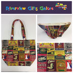 Large Tote Bag – Vintage Coffee