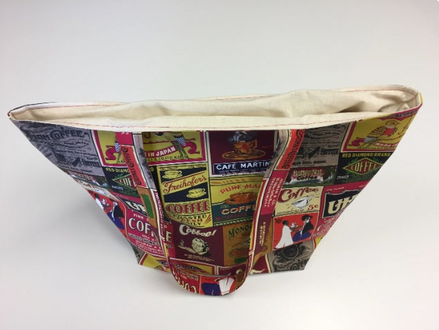 Large Tote Bag – Vintage Coffee