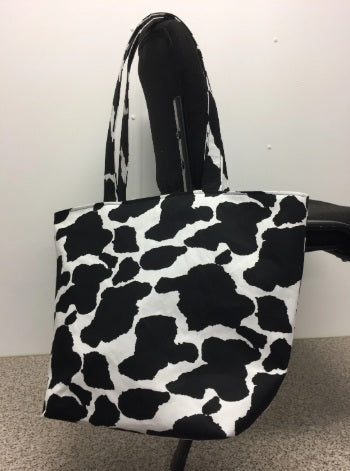 Large Tote Bag – Cow Print