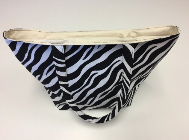 Large Tote Bag – Zebra Print
