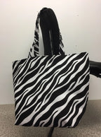 Large Tote Bag – Zebra Print