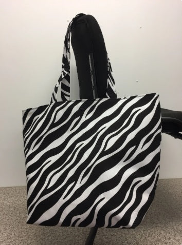 Large Tote Bag – Zebra Print
