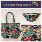 Large Tote Bag – Vintage Cars