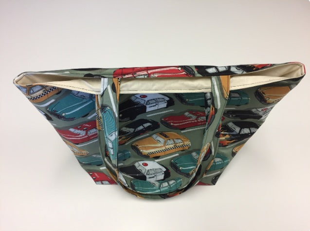 Large Tote Bag – Vintage Cars