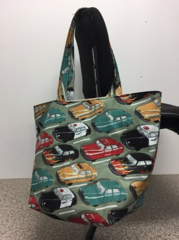 Large Tote Bag – Vintage Cars