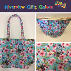 Large Tote Bag – Blue Birds