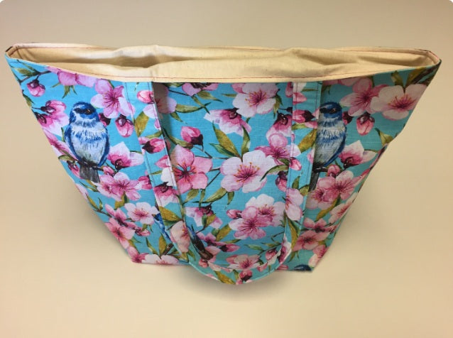 Large Tote Bag – Blue Birds