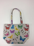 Large Tote Bag – Multi-Coloured Butterflies