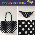 Large Tote Bag – Black Spot