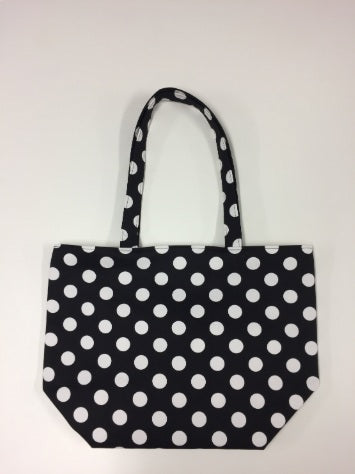 Large Tote Bag – Black Spot