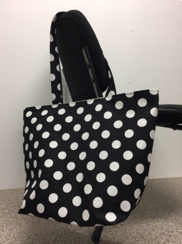 Large Tote Bag – Black Spot