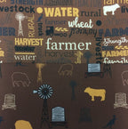 Large Tote Bag – Farmers Fighting Spirit - Words and Animals