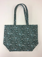 Large Tote Bag – Farm Sweet Farm - Teal