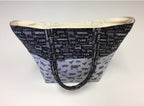 Large Tote Bag – Farm Sweet Farm - Charcoal and Animals