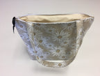 Large Tote Bag with Zip - Daisy Taupe