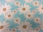 Large Tote Bag with Zip - Daisy Blue
