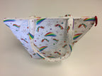 Large Tote Bag with Zip - Unicorns & Rainbows