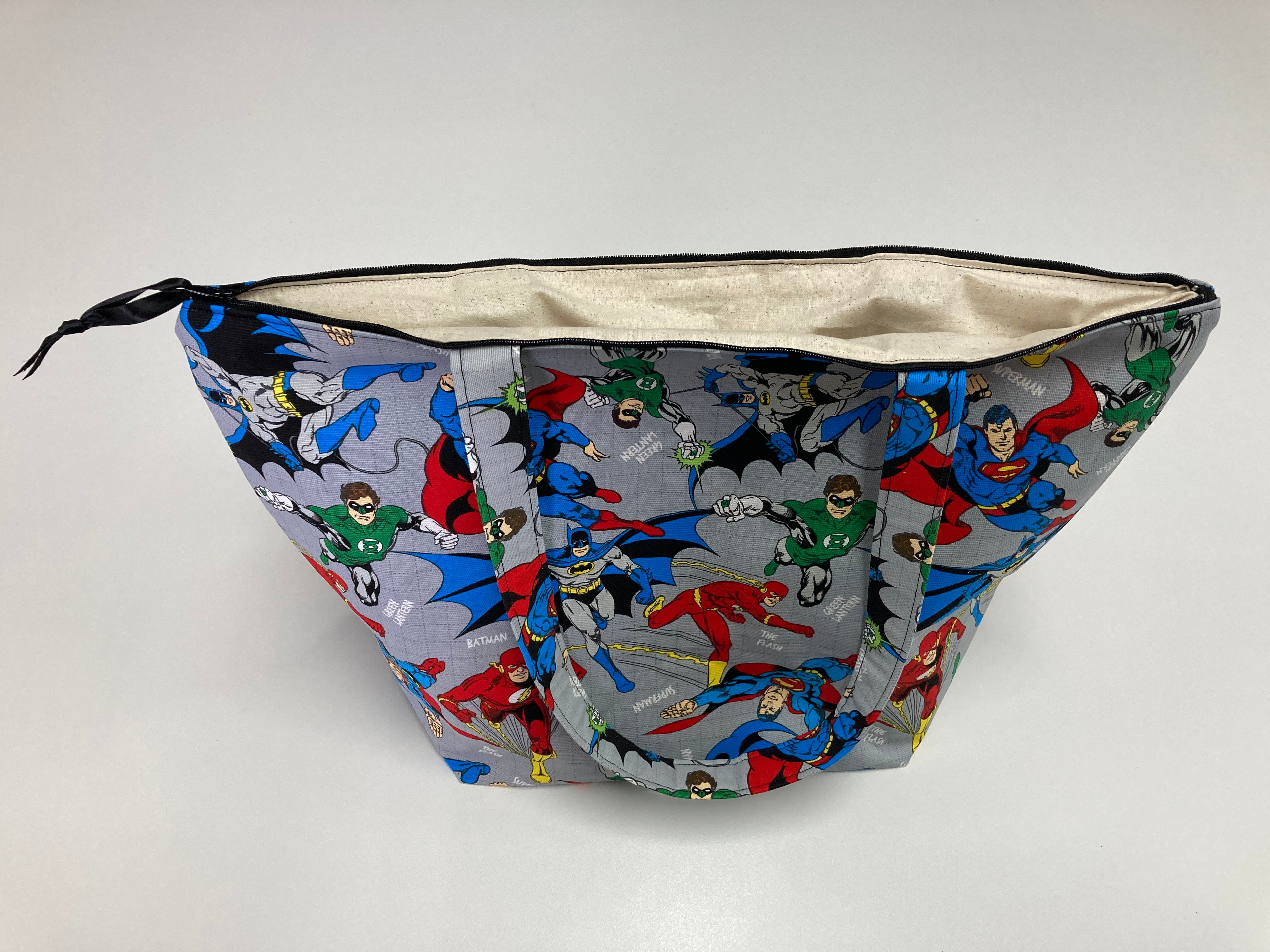 Large Tote Bag with Zip - Marvel