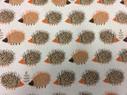 Large Tote Bag with Zip - Echidnas Cream