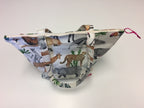 Large Tote Bag with Zip - Safari