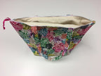 Large Tote Bag with Zip - Multi-Coloured Leaves