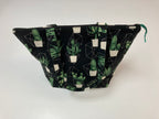 Large Tote Bag with Zip - Cactus