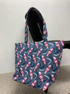 Large Tote Bag with Zip - Galahs