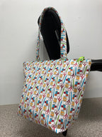 Large Tote Bag with Zip - Sewing