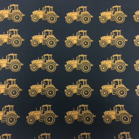 Large Tote Bag with Zip - Farmers Fighting Spirit - Tractors