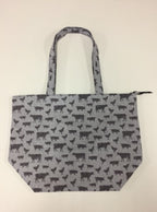 Large Tote Bag with Zip - Farm Sweet Farm - Animals