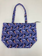 Large Tote Bag with Zip - Magpie