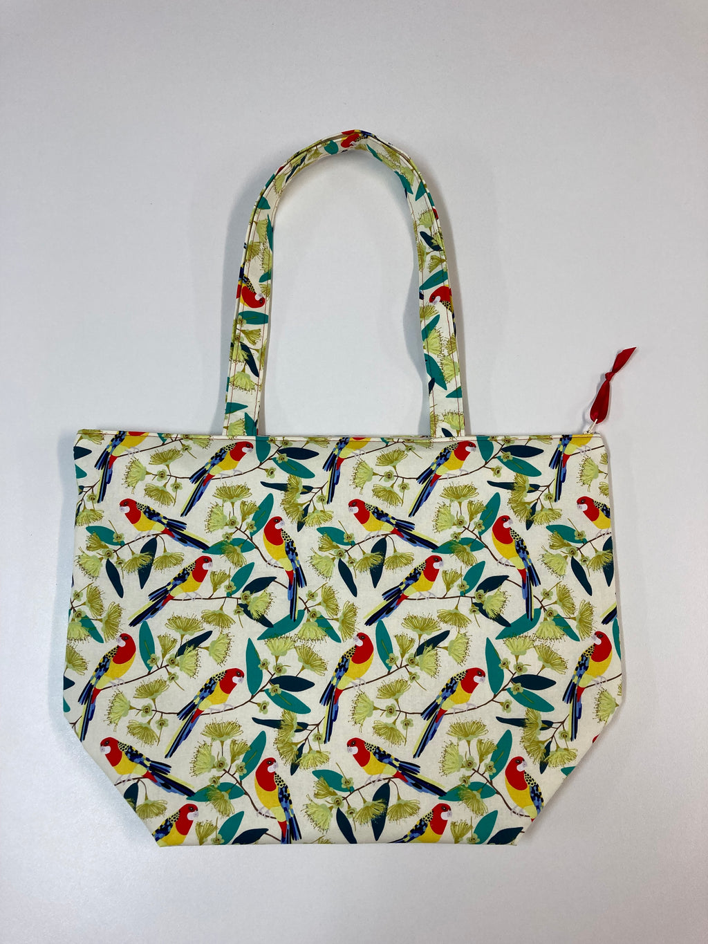 Large Tote Bag with Zip - Rosella
