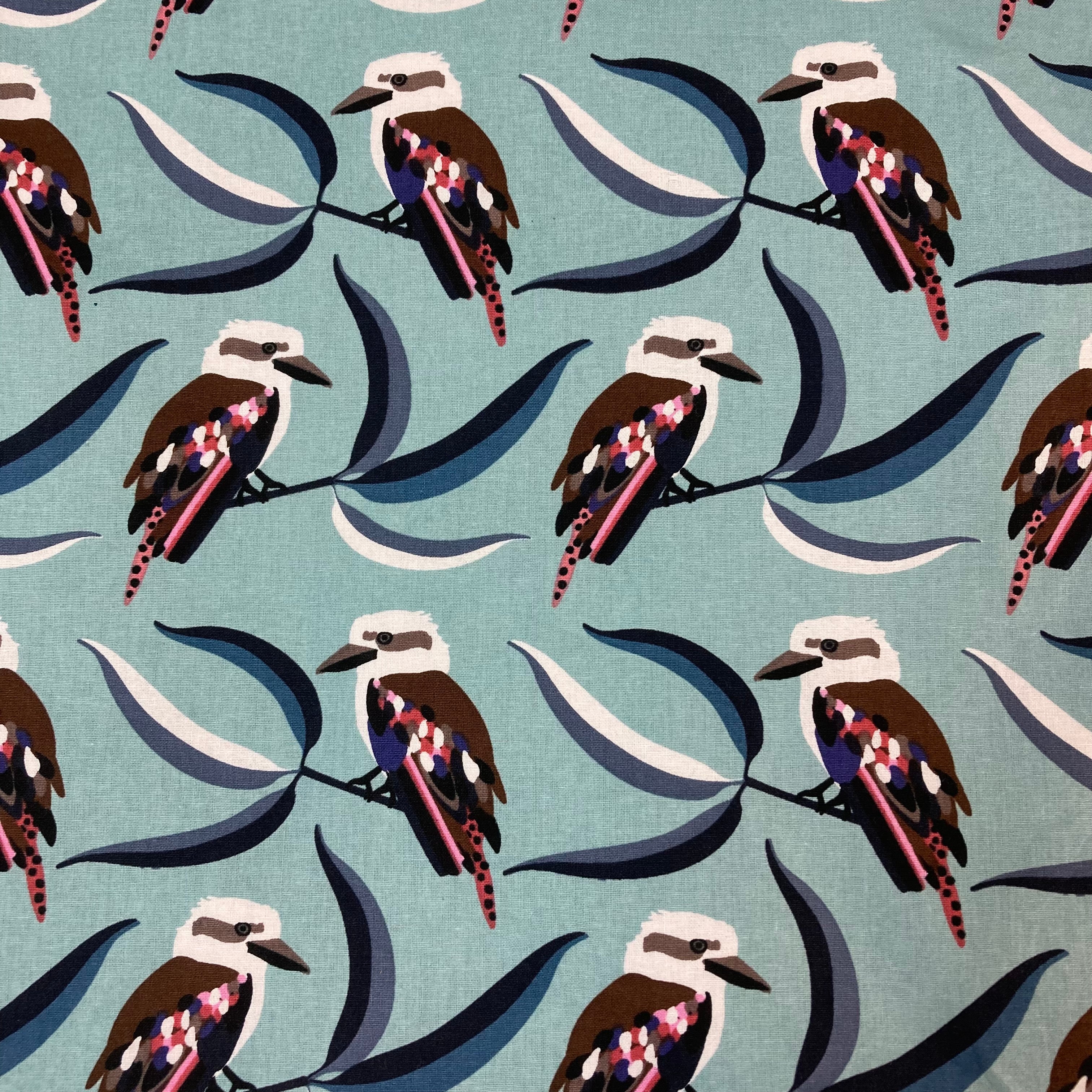 Large Tote Bag with Zip - Kookaburra