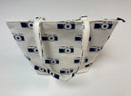 Large Tote Bag with Zip - Cameras