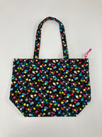 Large Tote Bag with Zip - Little Yarn Balls