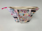 Large Tote Bag with Zip - Words to Knit By