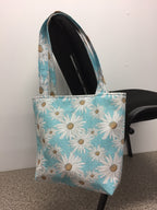 Medium Tote Bag - Daisy Blue